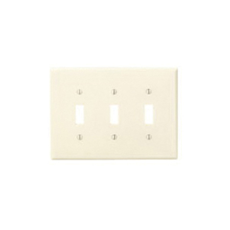 LEVITON Wallplates Mid Nyl 3G Tog-I PJ3-I